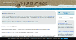 Desktop Screenshot of hyperhidrosisuk.org